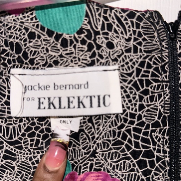 EUC VINTAGE JACKIE BERNARD DRESS - Picture 2 of 5